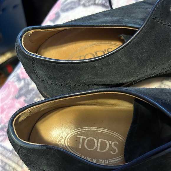 Tod\'s Dark Suede Men\'s Oxfords main image 5
